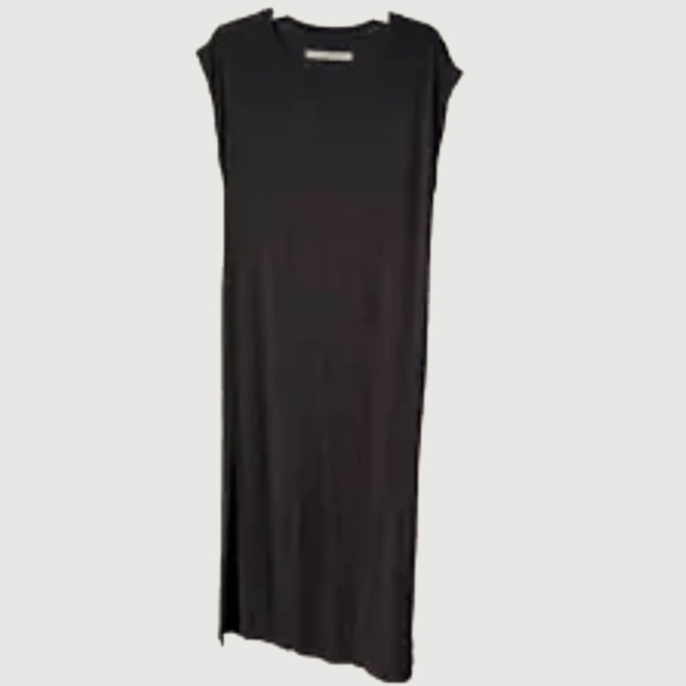 ENZA COSTA Maxi Dress Black Size Medium